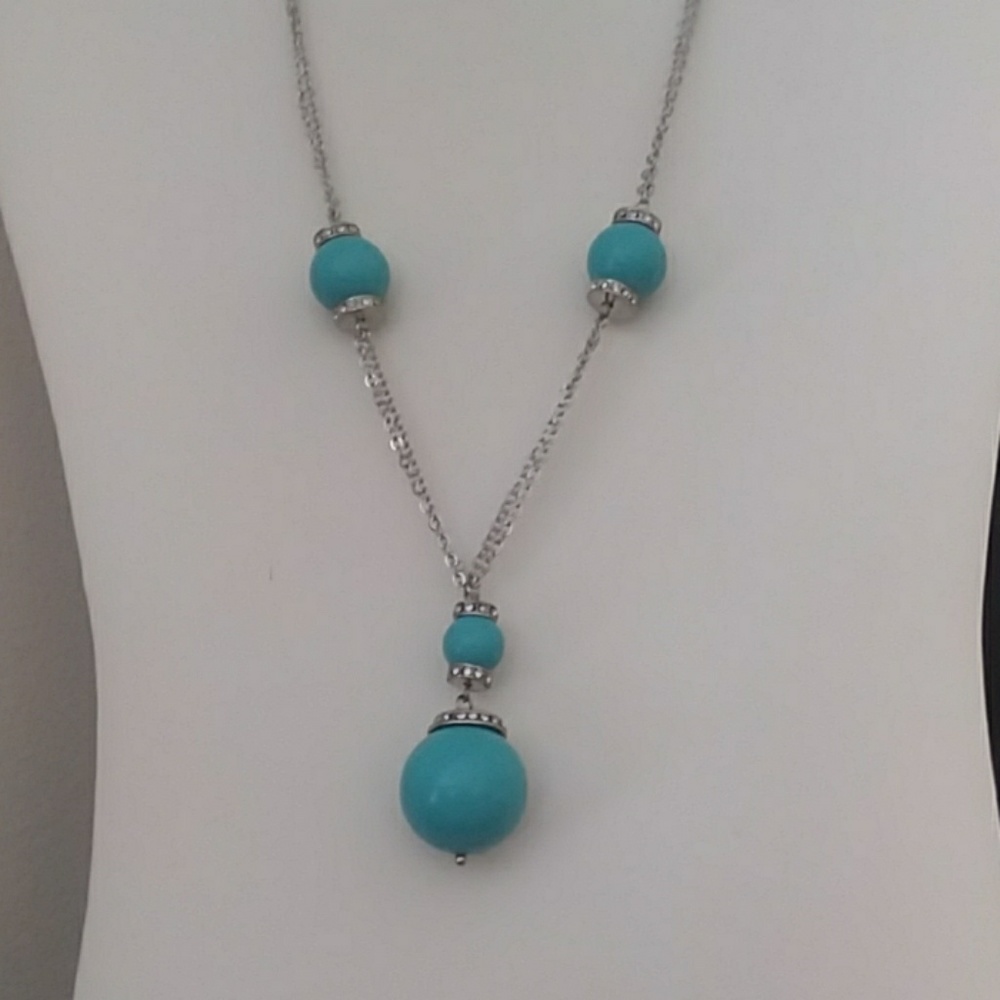 Necklace and earrings